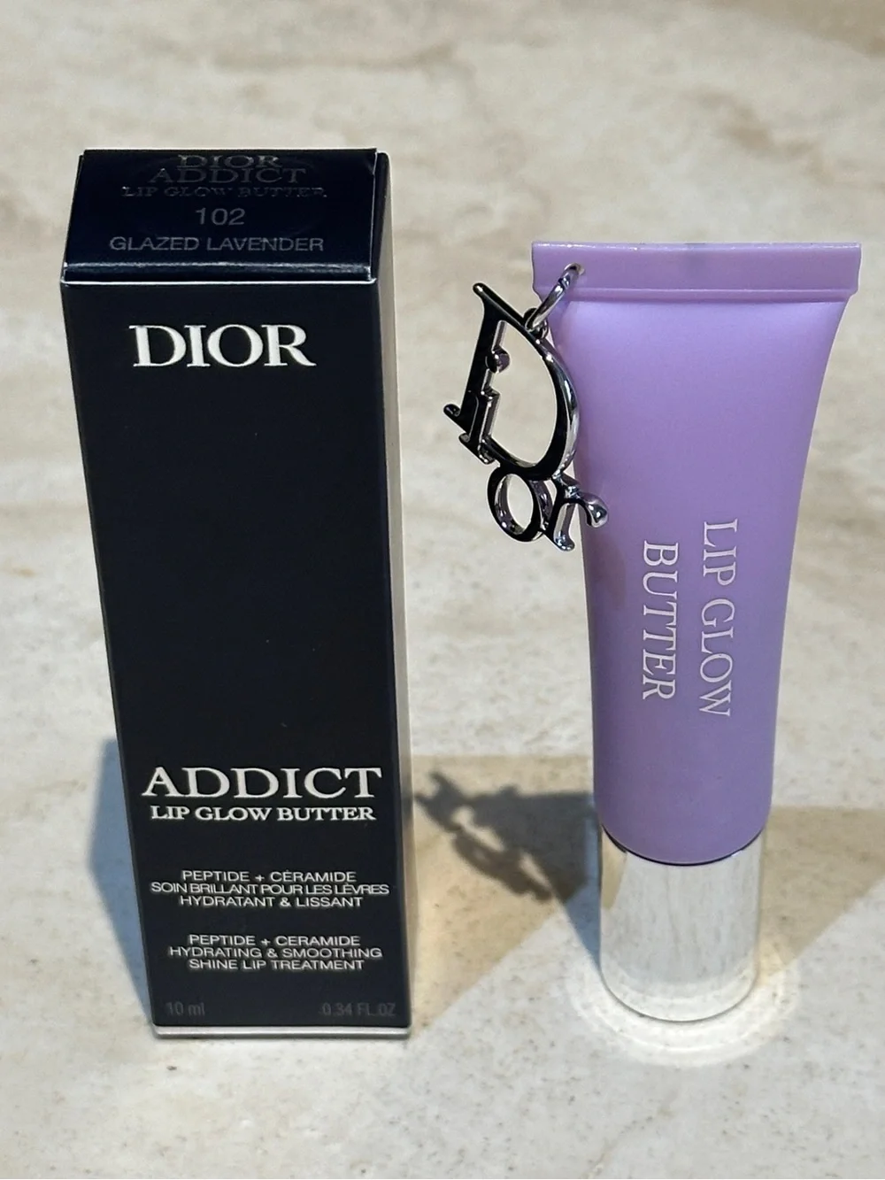 Dior Lip Glow Butter Hydrating Gloss Balm - 102 Glazed Lavender